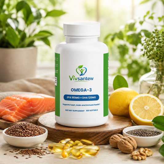 Vivsantew Omega-3 Softgels (100 Softgels)